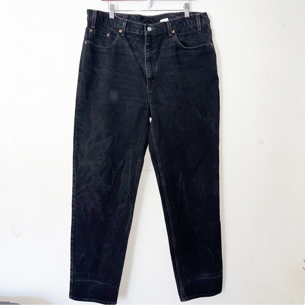 Vintage Levi's 550 Relaxed Fit Jeans Men's 40x33 Black Denim Jeans Made in USA